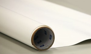 A roll of yupo synthetic paper